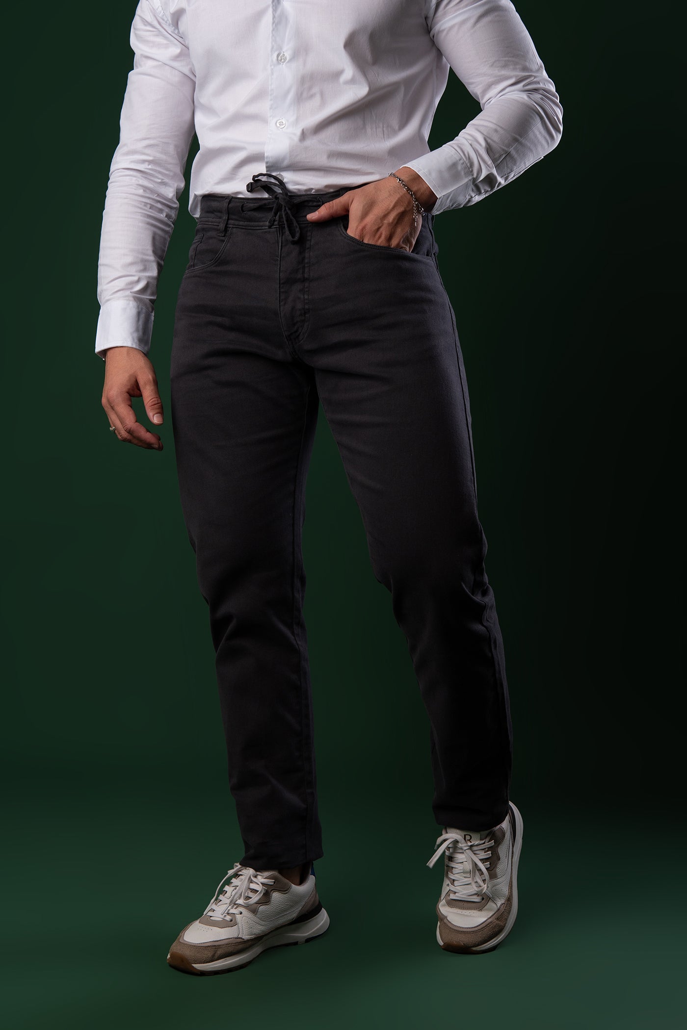 CALÇA STONE COM CORDÃO