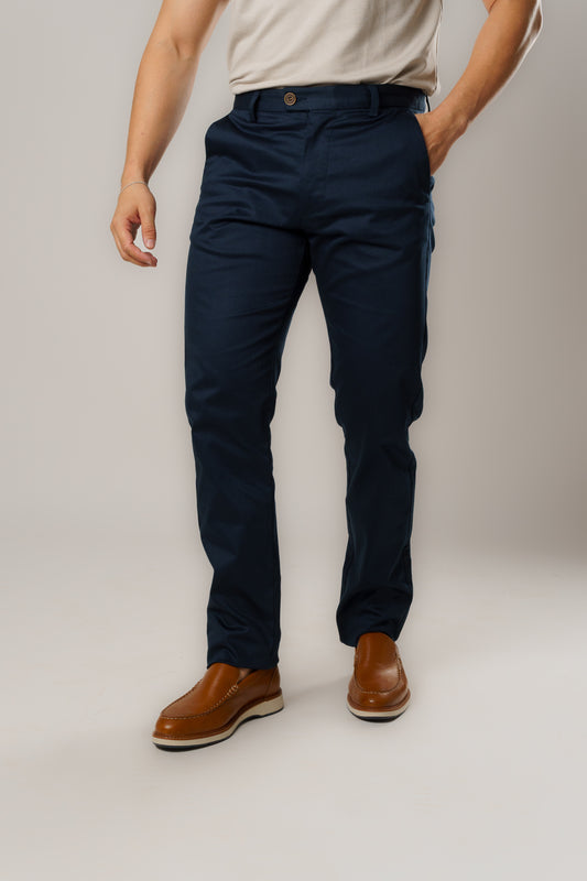 Calça Alfaiataria slim - Marinho