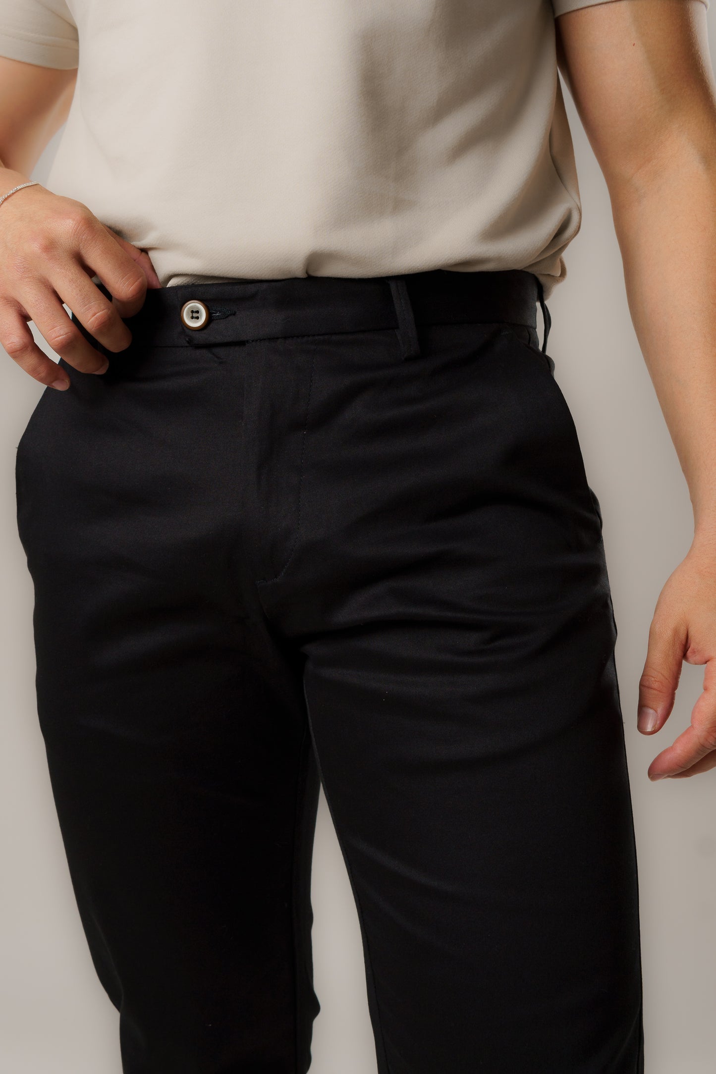 Calça Alfaiataria slim - Preto