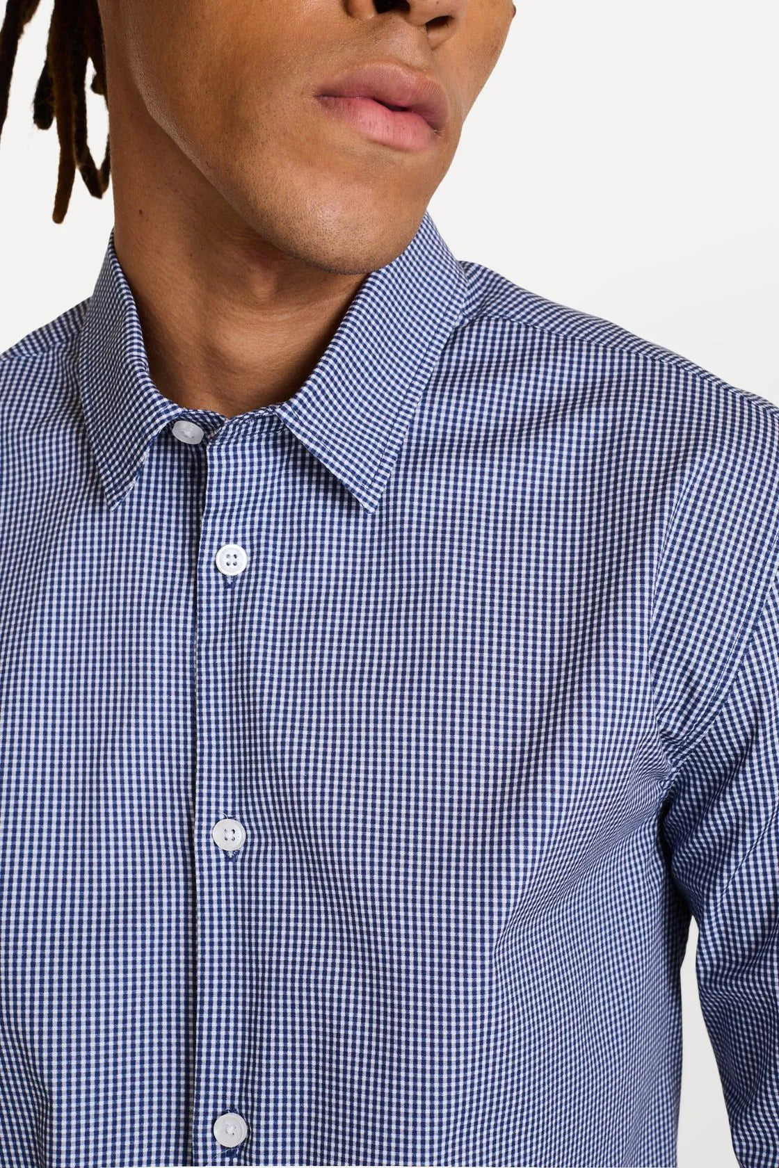 3699 - Camisa ML Tricoline Xadrez